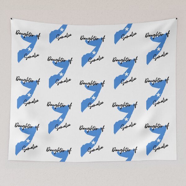Item preview, Daughter of Somalia Map Flag designed and sold by NovawayDirect.