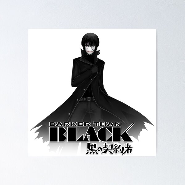 158402 Darker Than Black Supernatural psychology Anime Wall Print Poster