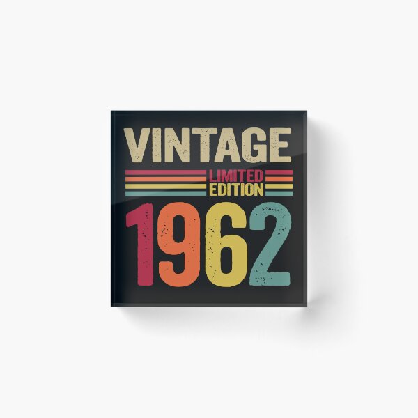 Item preview, 60 Year Old Gifts Vintage 1962 - 60th Birthday gift designed and sold by BahaaIB.