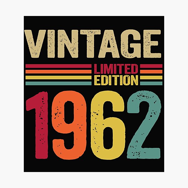Artikelvorschau, 60 Jahre alte Geschenke Vintage 1962 – Geschenk zum 60. Geburtstag entworfen und verkauft von BahaaIB.