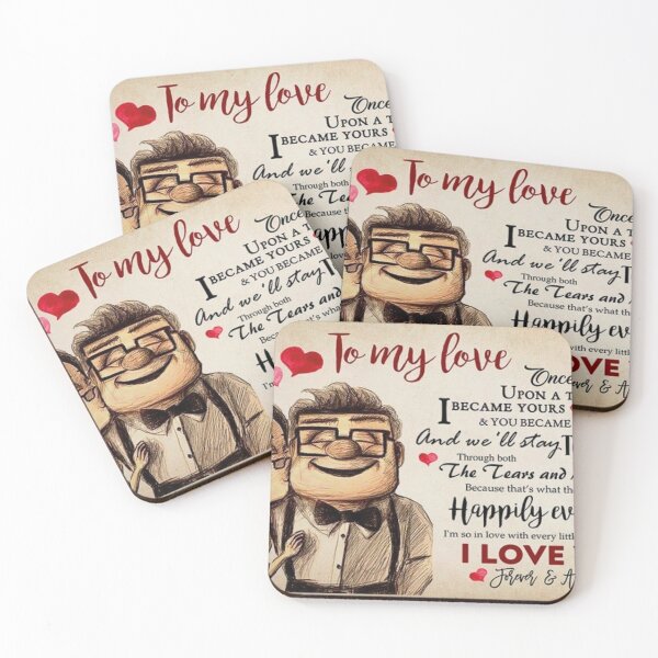 Item preview, Carl and Ellie To My Love Once Upon a Time I Became Yours designed and sold by 99mariopfeffer.