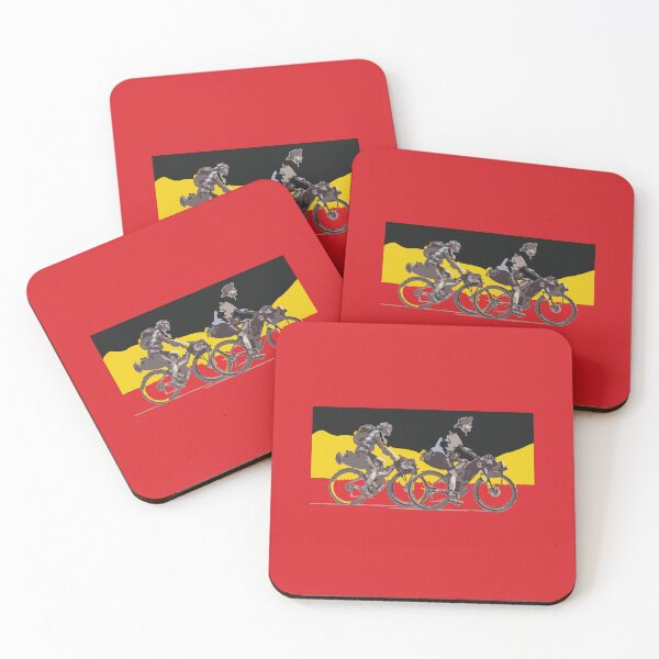 Item preview, Belgique flag Bikepacking gravel bike solo travel travelling by bike bikepacker  designed and sold by angelpardo.