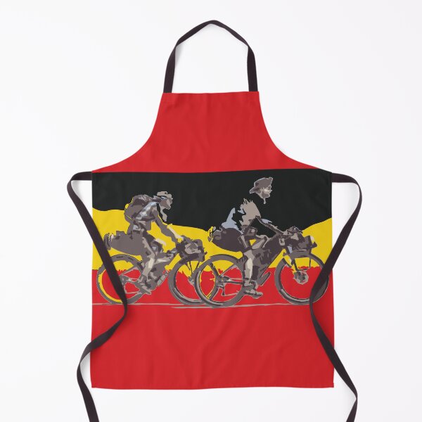 Item preview, Belgique flag Bikepacking gravel bike solo travel travelling by bike bikepacker designed and sold by angelpardo.