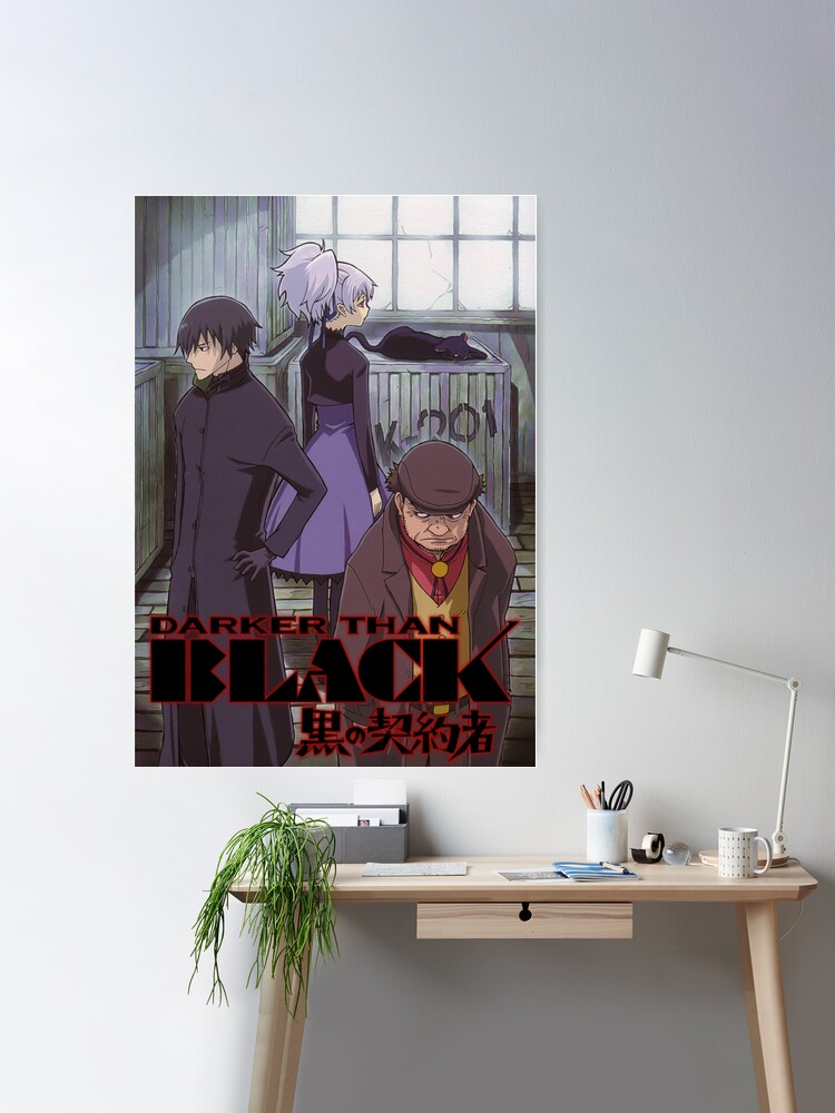 158402 Darker Than Black Supernatural psychology Anime Wall Print Poster