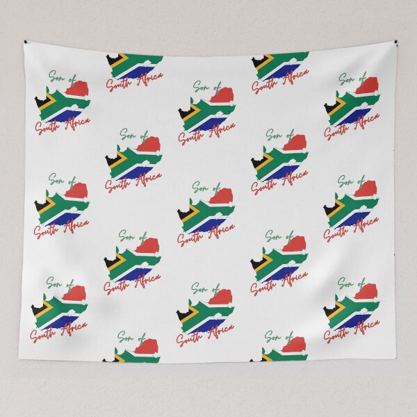 Item preview, Son of South Africa Map Flag designed and sold by NovawayDirect.