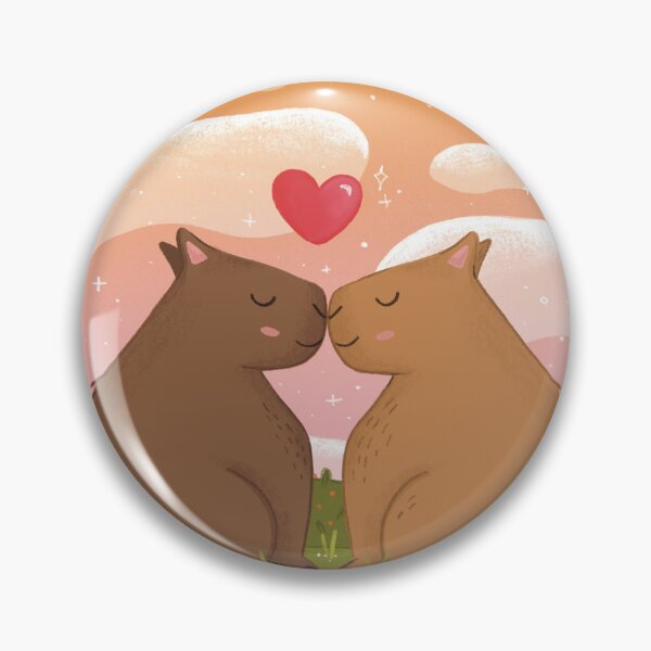Item preview, Capybara Love designed and sold by SleepyLilSloth.