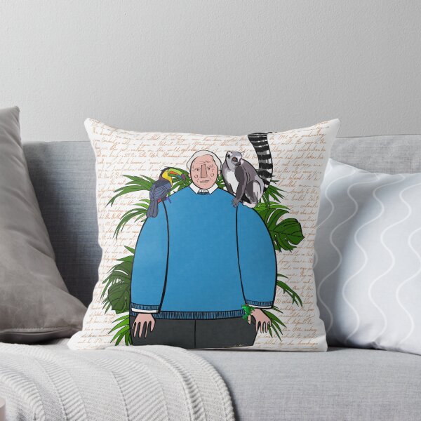 Artikelvorschau, David Attenborough Illustrationsdruck entworfen und verkauft von MDBespokeArt.