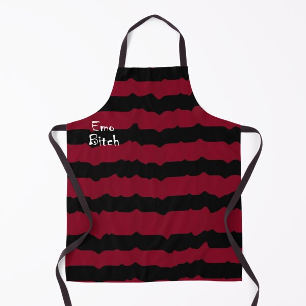 Item preview, Emo B*tch red and black wavy striped design designed and sold by C.l S.