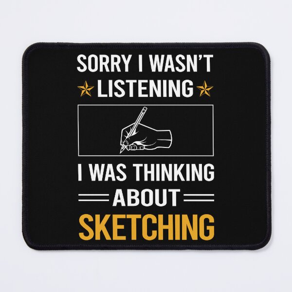 Item preview, Funny Listening Sketching designed and sold by RandalDavis.