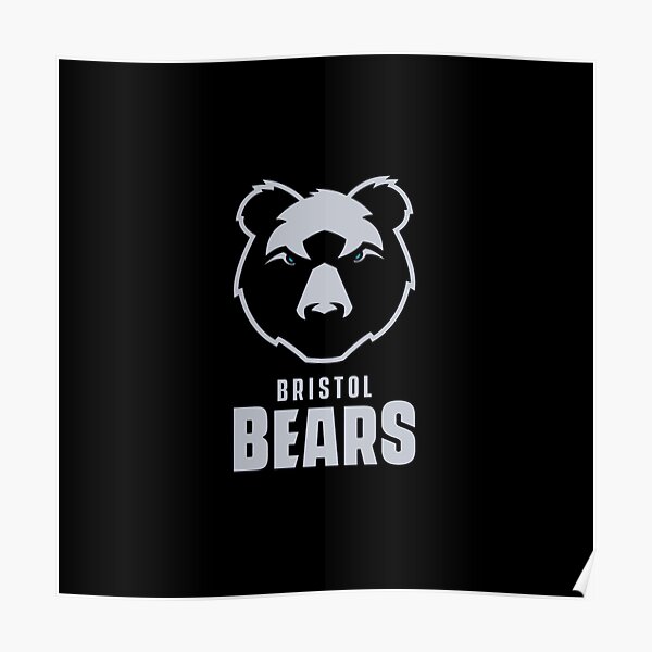 Cushion Bears Fan in Bristol Bears colours. Personalised Rugby Mug Coaster 