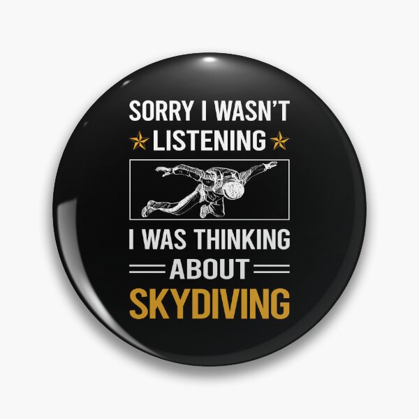 Item preview, Funny Listening Skydiving Skydive Skydiver designed and sold by RandalDavis.
