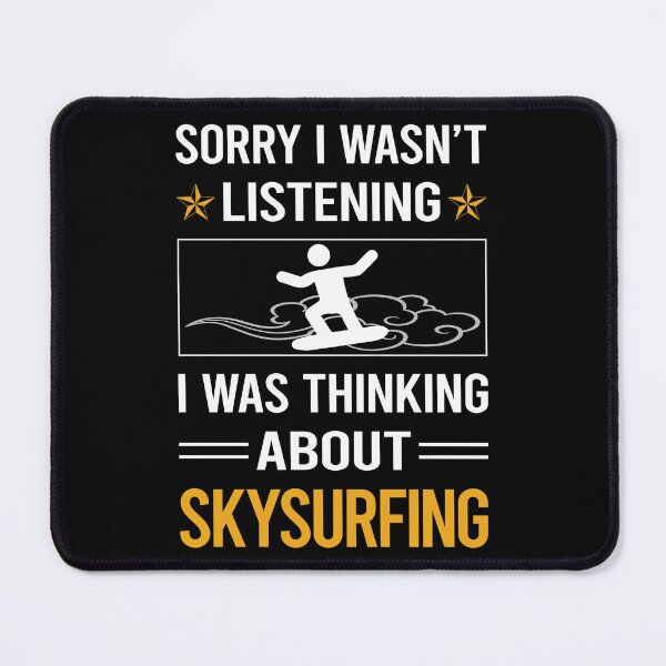 Item preview, Funny Listening Skysurfing Skysurfer Sky Surfing designed and sold by RandalDavis.