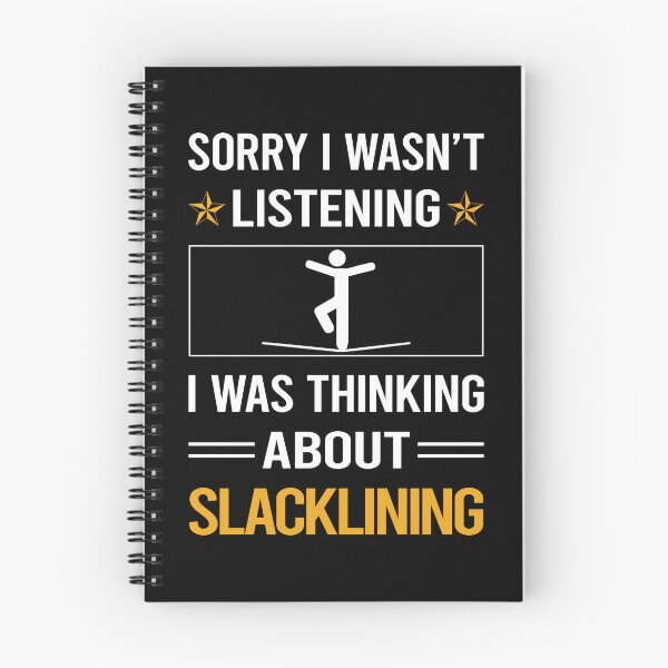 Item preview, Funny Listening Slacklining Slackline Slackliner designed and sold by RandalDavis.