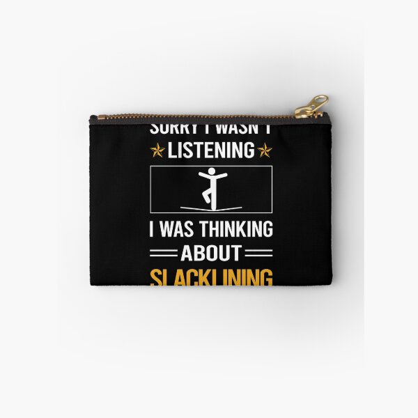 Item preview, Funny Listening Slacklining Slackline Slackliner designed and sold by RandalDavis.