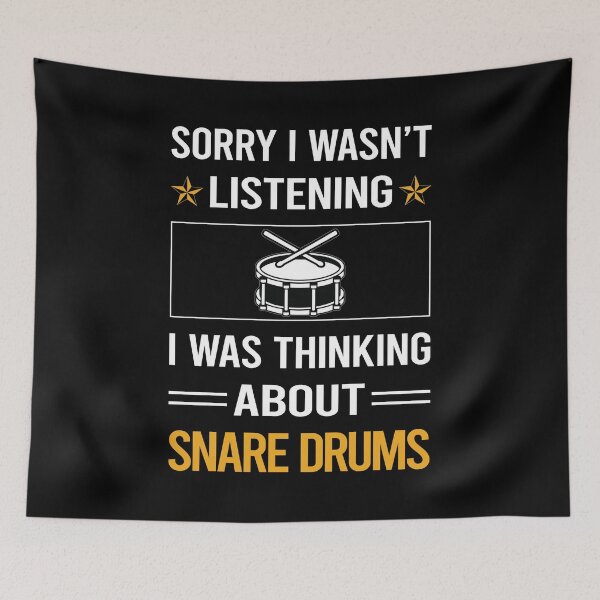 Item preview, Funny Listening Snare Drum Drums designed and sold by RandalDavis.