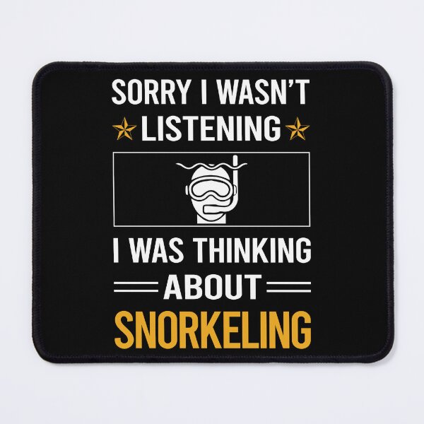 Item preview, Funny Listening Snorkeling Snorkelling Snorkel Snorkeler designed and sold by RandalDavis.