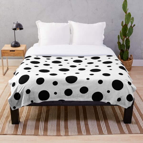Item preview, Black and white polkadot pattern designed and sold by Ludovic Geusa.