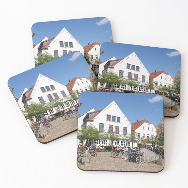 Item preview, Houses at Utkiek and outdoor gastronomy in Bremen-Vegesack, Bremen designed and sold by Torsten  Krüger.