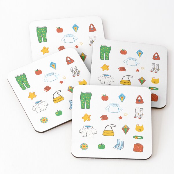 Item preview, Cute Fashionable Outfit and Jewels Pattern designed and sold by Apple-and-Cat.