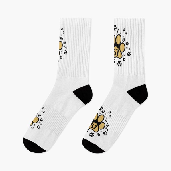 Item preview, Number 57 with animal paws designed and sold by MadandMean.