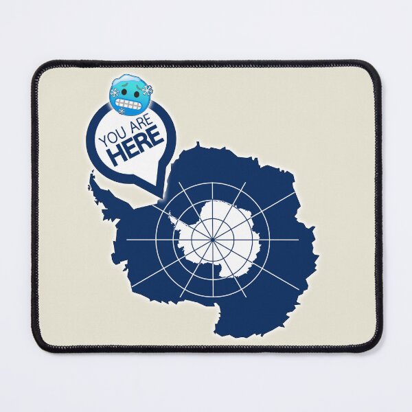 Item preview, Antarctica - You Are Here designed and sold by alessionastro.