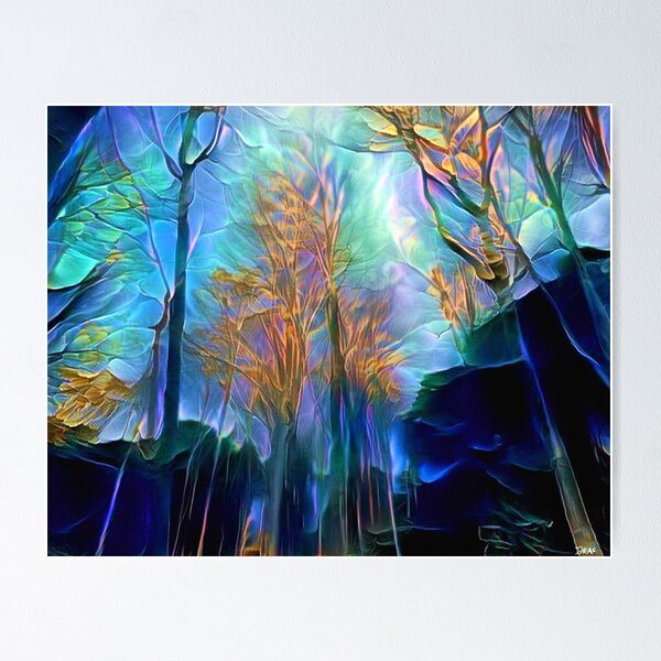 Item preview, Blue crystal Forest designed and sold by Draculart.