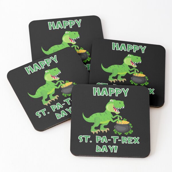 Item preview, St. Pa T-Rex- Happy St.Patrick’s Day- Dinosaur style designed and sold by Mumzy2many.