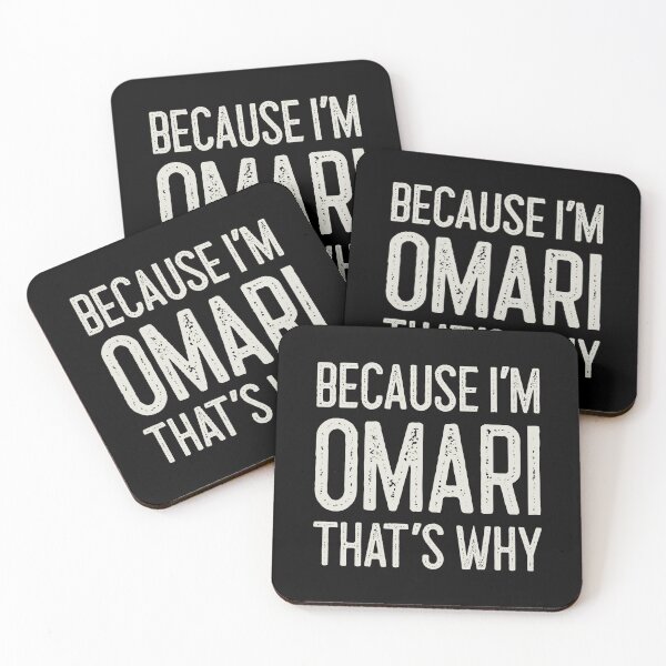 Item preview, Because I’m Omari That’s Why Funny Personalized Name designed and sold by MariosNydras.