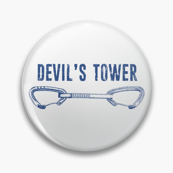 Item preview, Devil's Tower Rock Climbing Quickdraw designed and sold by Esskay Designs.
