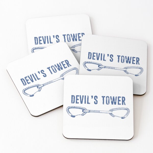 Item preview, Devil's Tower Rock Climbing Quickdraw designed and sold by Esskay Designs.