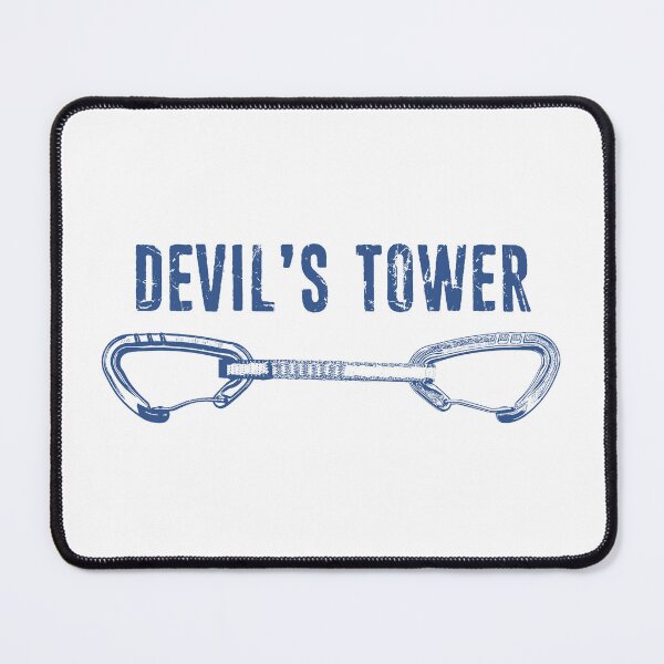 Item preview, Devil's Tower Rock Climbing Quickdraw designed and sold by Esskay Designs.