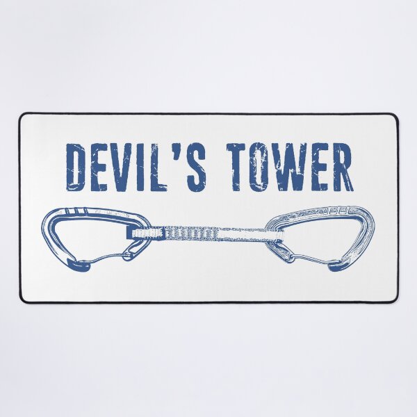 Item preview, Devil's Tower Rock Climbing Quickdraw designed and sold by Esskay Designs.