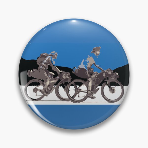 Item preview, Estonia eesti flag Bikepacking gravel bike solo travel travelling by bike bikepacker  designed and sold by angelpardo.