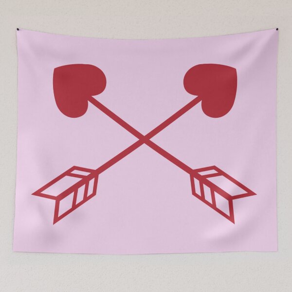 Item preview, Valentines Day Design of Red Heart Arrows - Unique designed and sold by ElPatron258366.