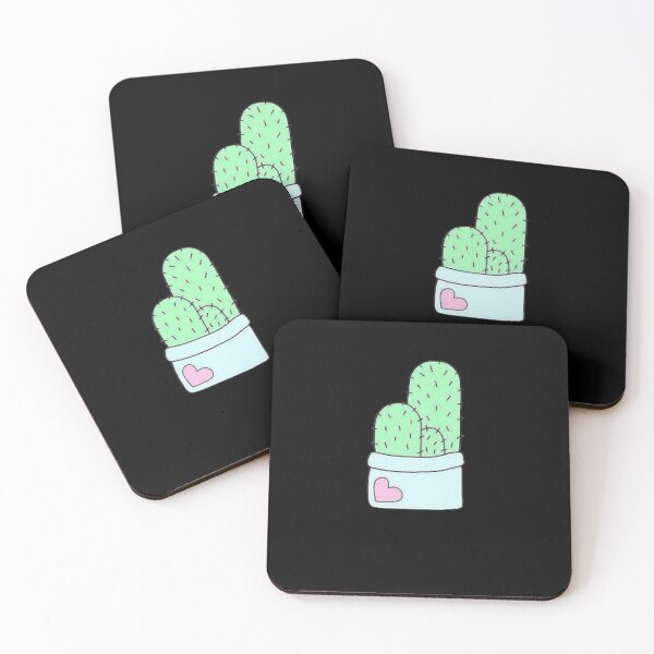 Item preview, cactus with heart designed and sold by Makisat.