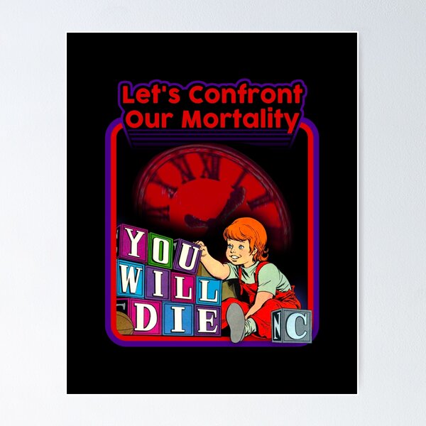 Item preview, Let's Confront Our Mortality designed and sold by BaconPancakes21.