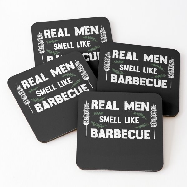 Item preview, Real Men Smell Like BBQ Shirt, Gifts for Father, Cooking Shirt, Barbeque, Gift For Husband designed and sold by zeyuss.