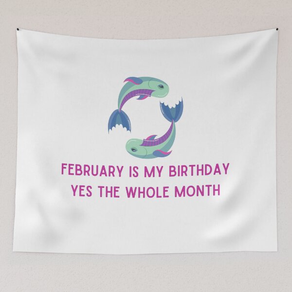 Item preview, February is my birthday yes the whole month designed and sold by springybelly.