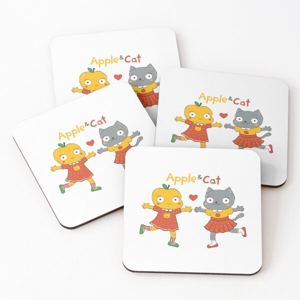 Item preview, Best Friends Apple & Cat designed and sold by Apple-and-Cat.