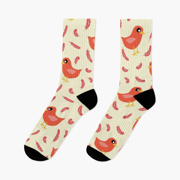 Item preview, Red Bird with Feathers Floating Pattern designed and sold by Bennymp.