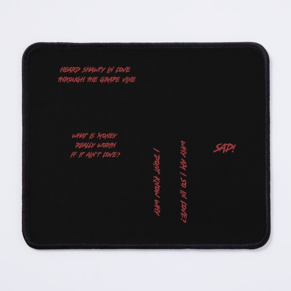 Item preview, Why am I so in Love Red on black Backpack designed and sold by JollyBunny.