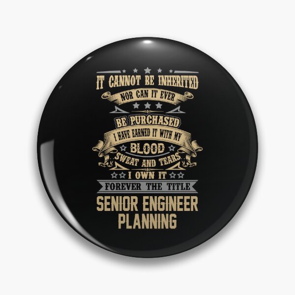 Item preview, Senior Engineer Planning T Shirt - Forever The Title Job Gift Item Tee designed and sold by celiagomez456.