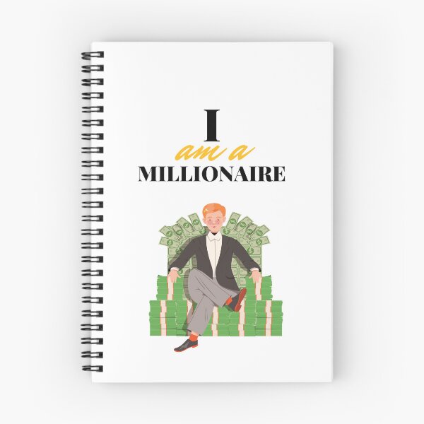 Item preview, I am a millionaire quote, I am a money magnet designed and sold by DareDreams.