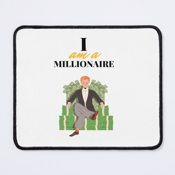 Item preview, I am a millionaire quote, I am a money magnet designed and sold by DareDreams.