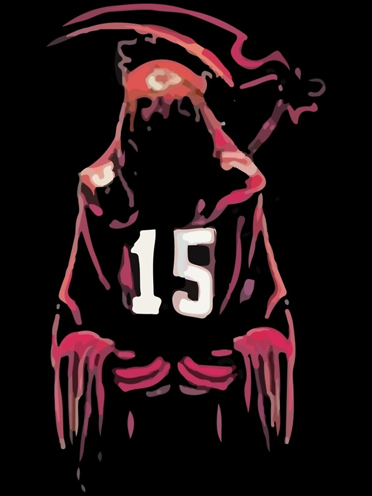 Kansas City Chiefs Patrick Mahomes Grim Reaper Handlettered 