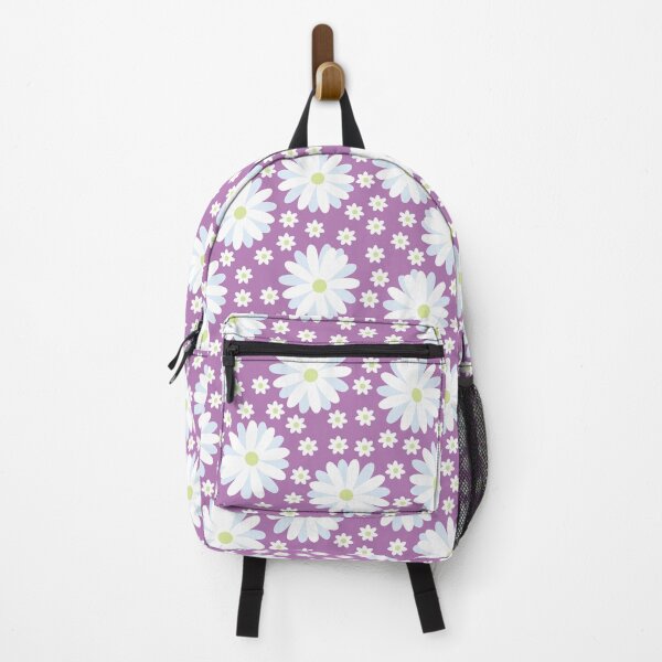 Item preview, White Daisies Floral Pattern Light Purple Background designed and sold by geraldineMS.