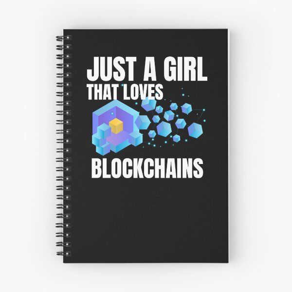 Item preview, Just a girl that loves Blockchains  designed and sold by SKilner.