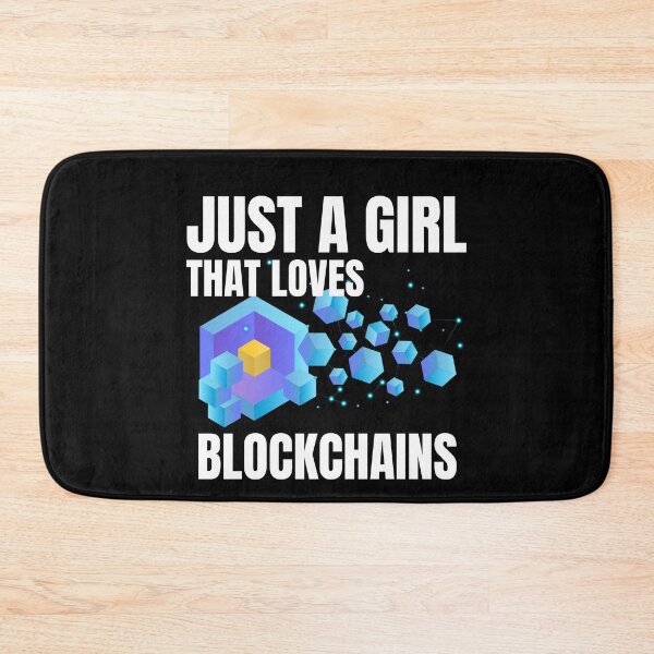 Item preview, Just a girl that loves Blockchains  designed and sold by SKilner.