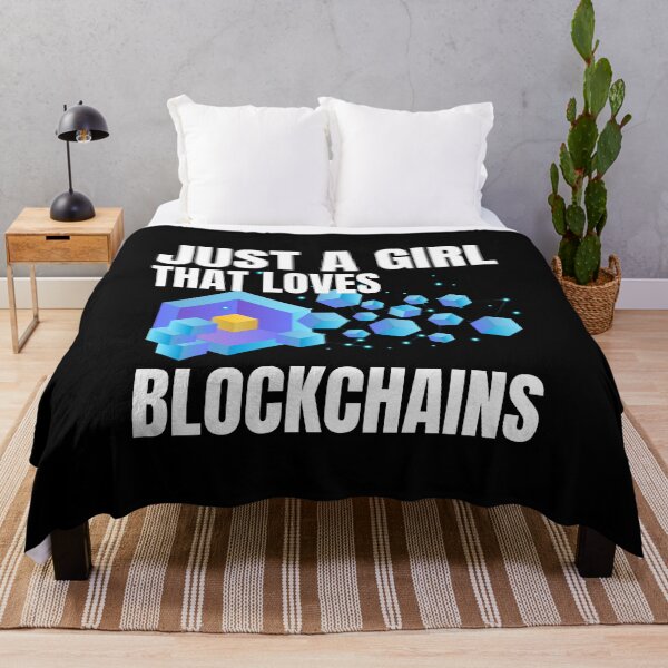 Item preview, Just a girl that loves Blockchains  designed and sold by SKilner.
