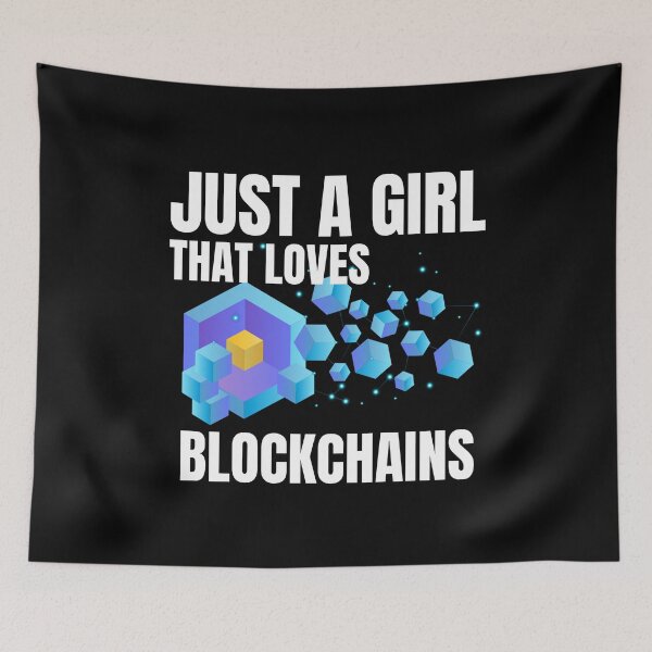Artikelvorschau, Nur ein Mädchen, das Blockchains liebt entworfen und verkauft von SKilner.